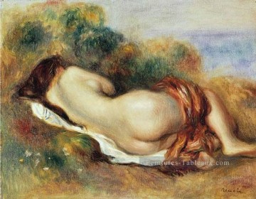 Nu œuvres - couché Nu 1890 Pierre Auguste Renoir